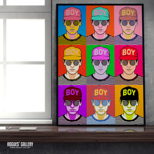 80s Retro Project: Chris Lowe of Pet Shop Boys - A3, A2, A1 or A0 Icon Prints