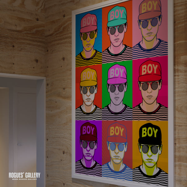 80s Retro Project: Chris Lowe of Pet Shop Boys - A3, A2, A1 or A0 Icon Prints
