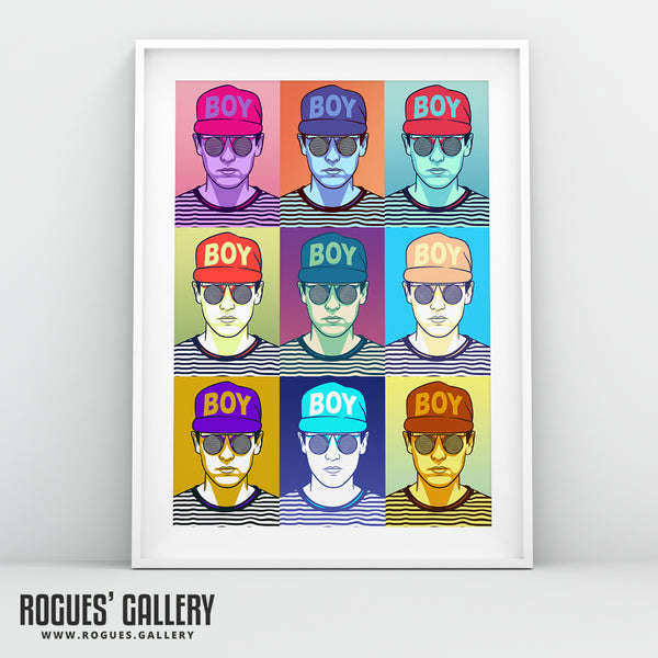 80s Retro Project: Chris Lowe of Pet Shop Boys - A3, A2, A1 or A0 Icon Prints