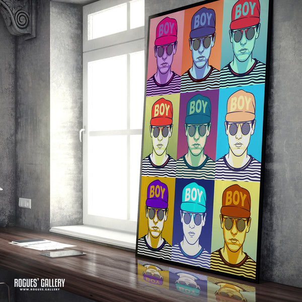 80s Retro Project: Chris Lowe of Pet Shop Boys - A3, A2, A1 or A0 Icon Prints