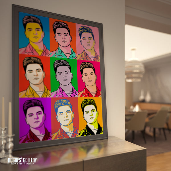 80s Retro Project: Andy Bell of Erasure - A3, A2, A1 or A0 Icon Prints