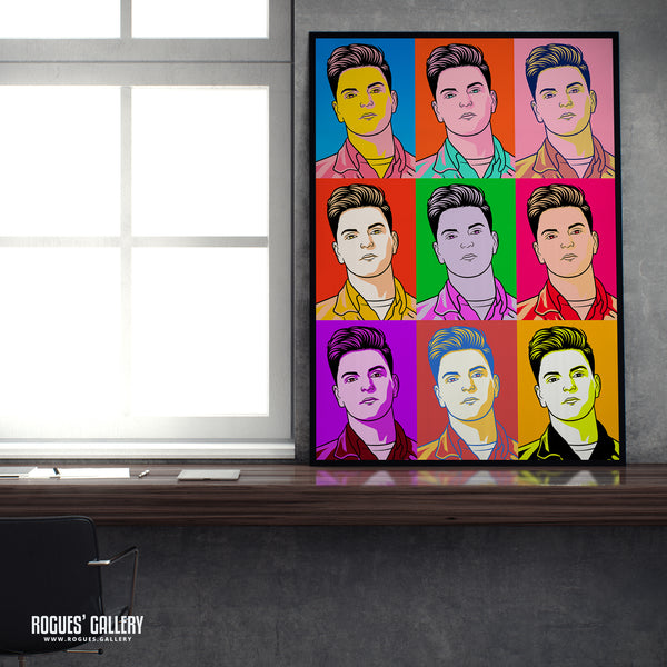 80s Retro Project: Andy Bell of Erasure - A3, A2, A1 or A0 Icon Prints