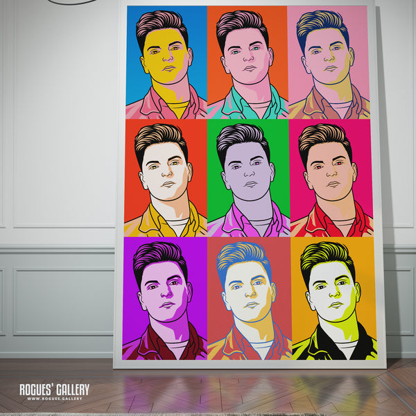 80s Retro Project: Andy Bell of Erasure - A3, A2, A1 or A0 Icon Prints