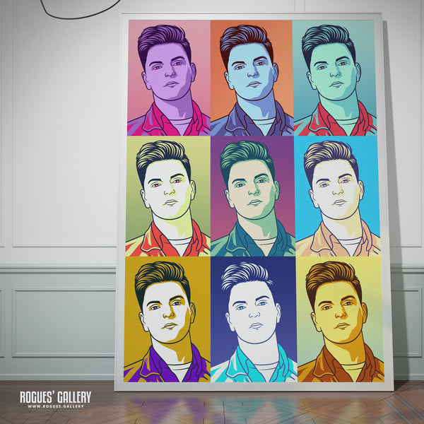 80s Retro Project: Andy Bell of Erasure - A3, A2, A1 or A0 Icon Prints