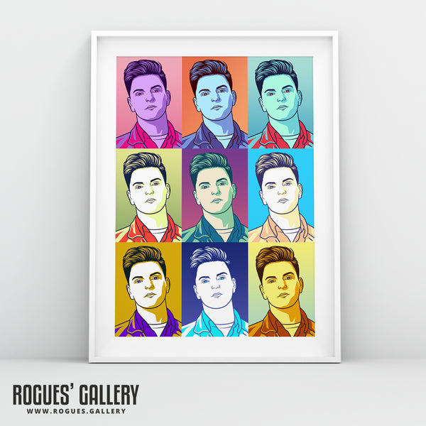 80s Retro Project: Andy Bell of Erasure - A3, A2, A1 or A0 Icon Prints