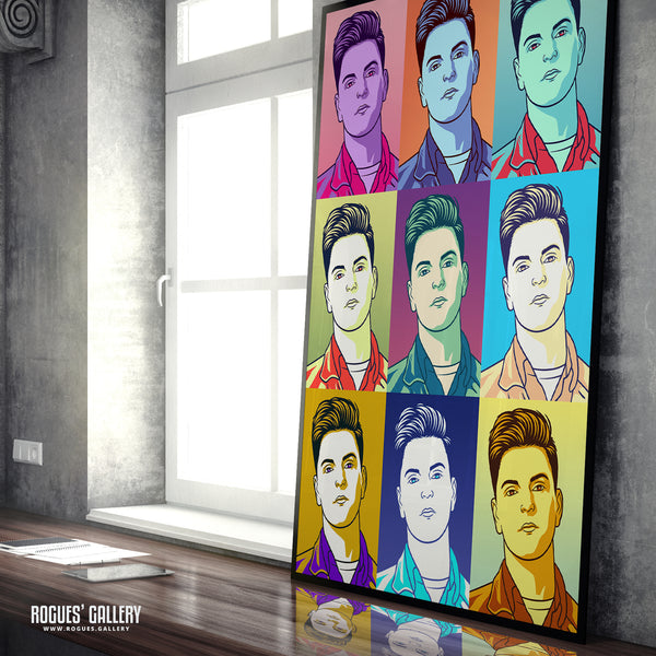 80s Retro Project: Andy Bell of Erasure - A3, A2, A1 or A0 Icon Prints