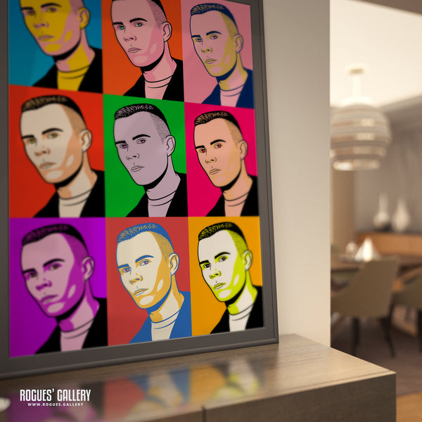 80s Retro Project: Vince Clarke of Erasure - A3, A2, A1 or A0 Icon Prints