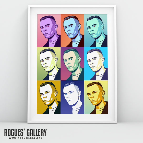 80s Retro Project: Vince Clarke of Erasure - A3, A2, A1 or A0 Icon Prints