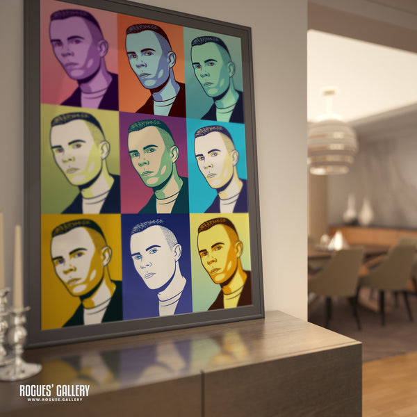 80s Retro Project: Vince Clarke of Erasure - A3, A2, A1 or A0 Icon Prints