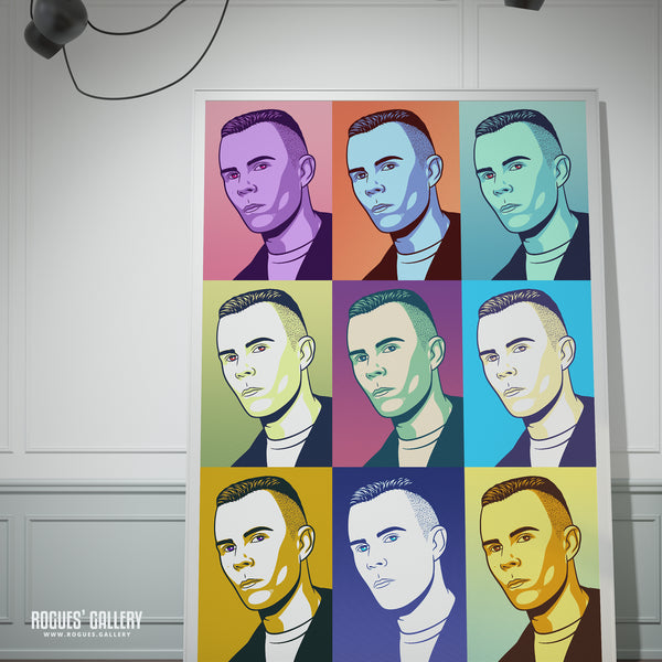 80s Retro Project: Vince Clarke of Erasure - A3, A2, A1 or A0 Icon Prints