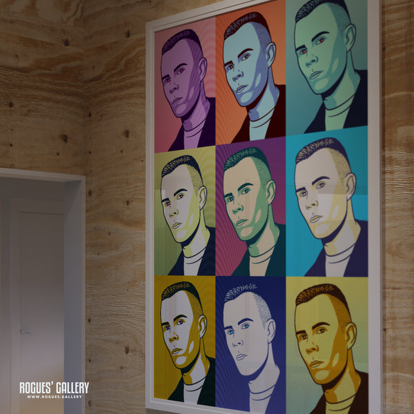 80s Retro Project: Vince Clarke of Erasure - A3, A2, A1 or A0 Icon Prints