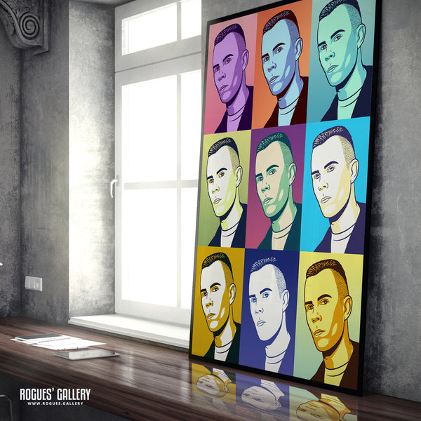 80s Retro Project: Vince Clarke of Erasure - A3, A2, A1 or A0 Icon Prints