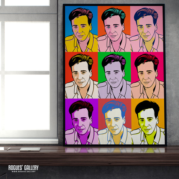 80s Retro Project: Jim Kerr of Simple Minds - A3, A2, A1 or A0 Icon Prints