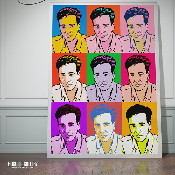 80s Retro Project: Jim Kerr of Simple Minds - A3, A2, A1 or A0 Icon Prints