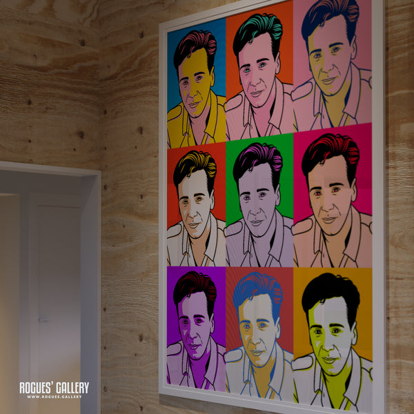 80s Retro Project: Jim Kerr of Simple Minds - A3, A2, A1 or A0 Icon Prints