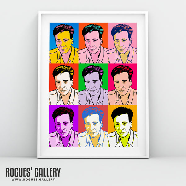 80s Retro Project: Jim Kerr of Simple Minds - A3, A2, A1 or A0 Icon Prints