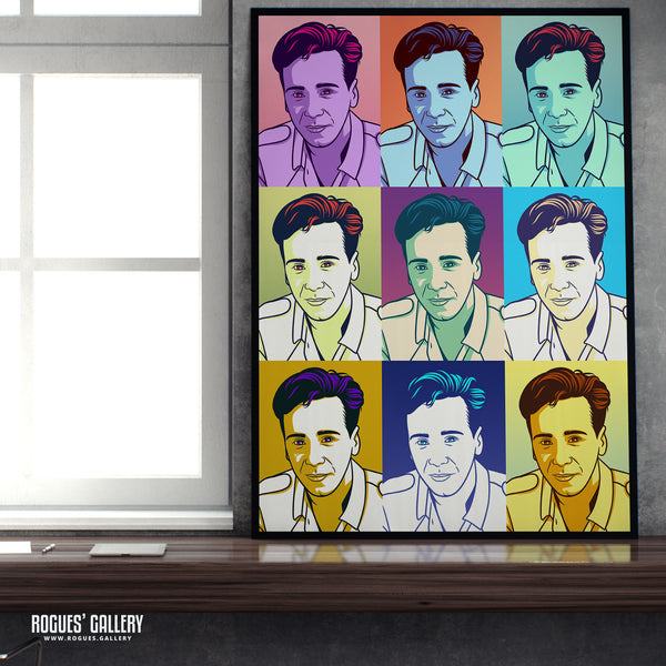 80s Retro Project: Jim Kerr of Simple Minds - A3, A2, A1 or A0 Icon Prints