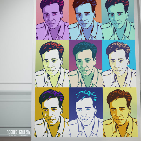80s Retro Project: Jim Kerr of Simple Minds - A3, A2, A1 or A0 Icon Prints