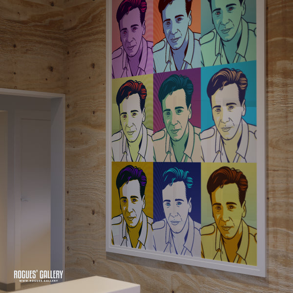 80s Retro Project: Jim Kerr of Simple Minds - A3, A2, A1 or A0 Icon Prints