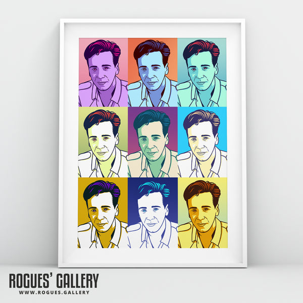 80s Retro Project: Jim Kerr of Simple Minds - A3, A2, A1 or A0 Icon Prints