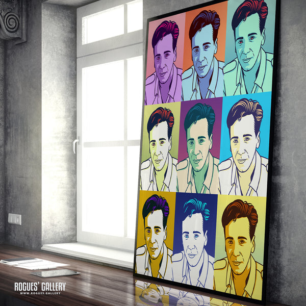 80s Retro Project: Jim Kerr of Simple Minds - A3, A2, A1 or A0 Icon Prints