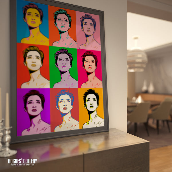 80s Retro Project: Claudia Brucken of Propaganda - A3, A2, A1 or A0 Pop Art Prints