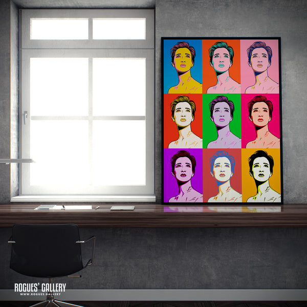 80s Retro Project: Claudia Brucken of Propaganda - A3, A2, A1 or A0 Pop Art Prints