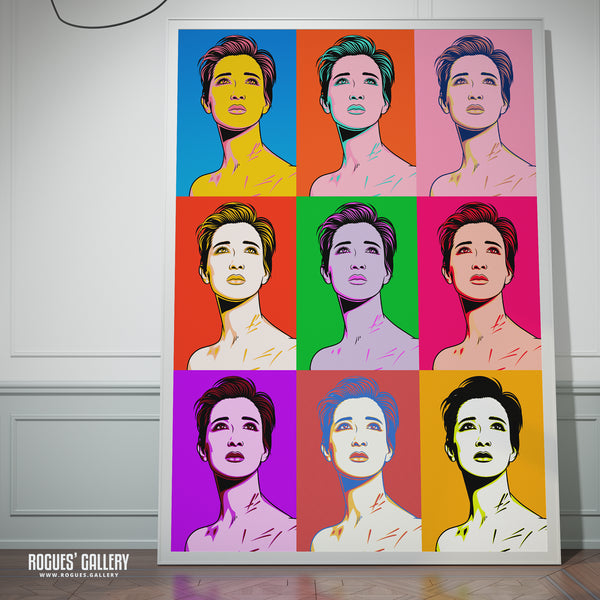 80s Retro Project: Claudia Brucken of Propaganda - A3, A2, A1 or A0 Pop Art Prints