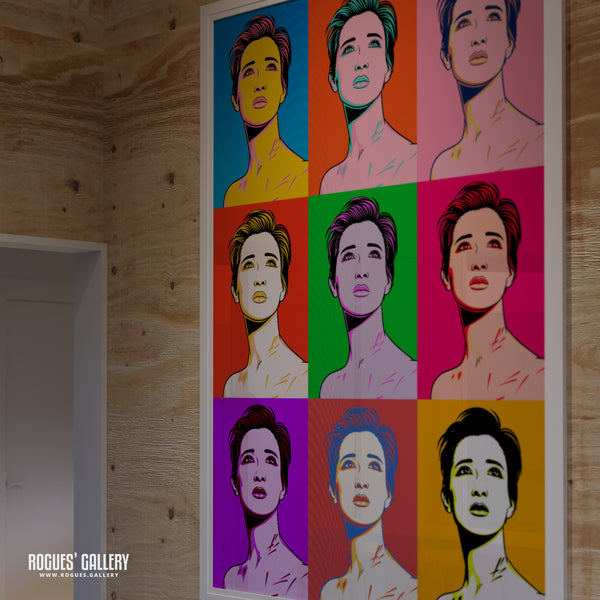 80s Retro Project: Claudia Brucken of Propaganda - A3, A2, A1 or A0 Pop Art Prints