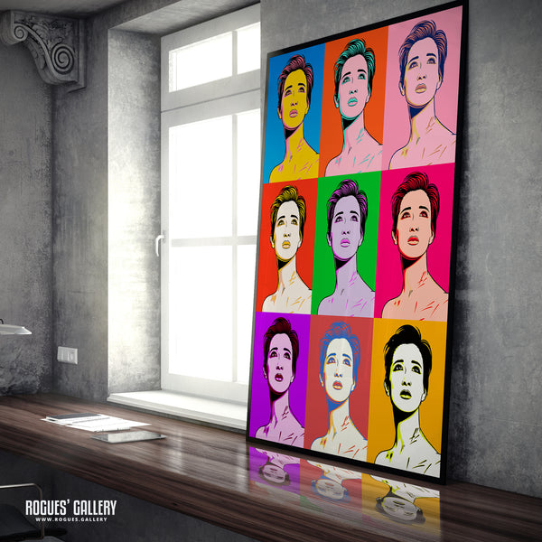 80s Retro Project: Claudia Brucken of Propaganda - A3, A2, A1 or A0 Pop Art Prints