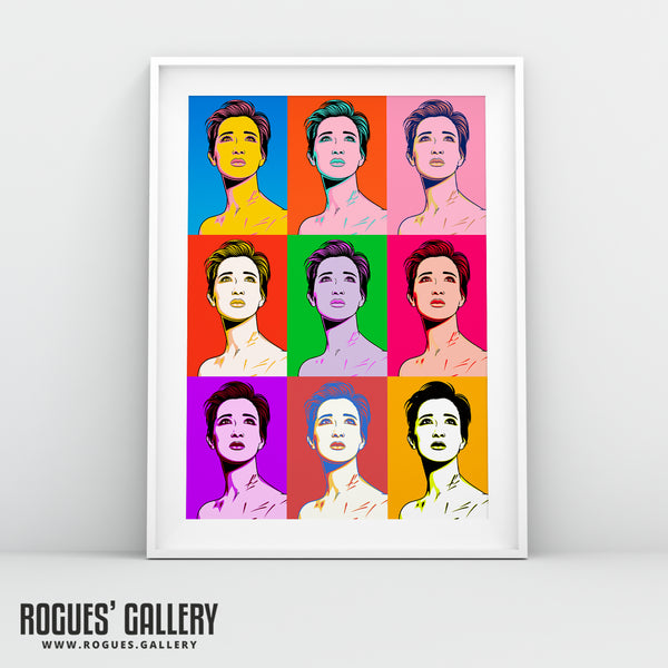 80s Retro Project: Claudia Brucken of Propaganda - A3, A2, A1 or A0 Pop Art Prints