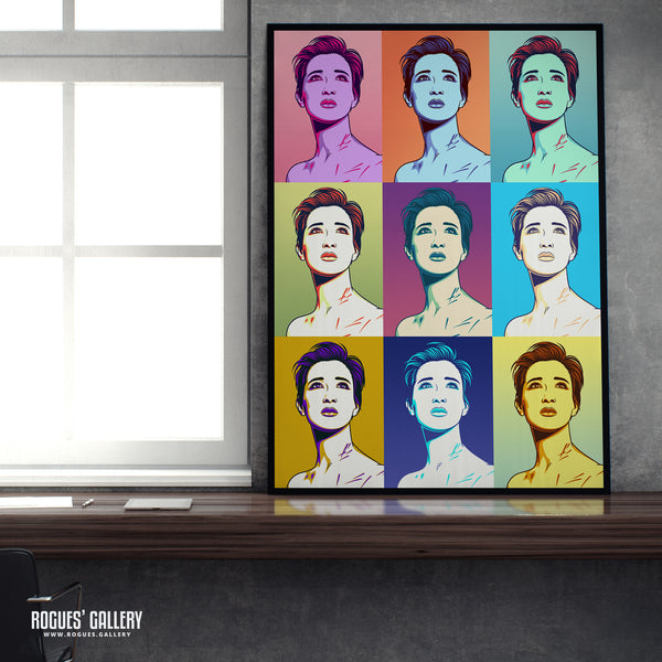80s Retro Project: Claudia Brucken of Propaganda - A3, A2, A1 or A0 Pop Art Prints