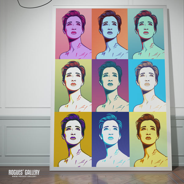 80s Retro Project: Claudia Brucken of Propaganda - A3, A2, A1 or A0 Pop Art Prints
