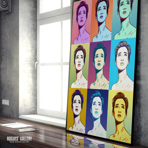 80s Retro Project: Claudia Brucken of Propaganda - A3, A2, A1 or A0 Pop Art Prints