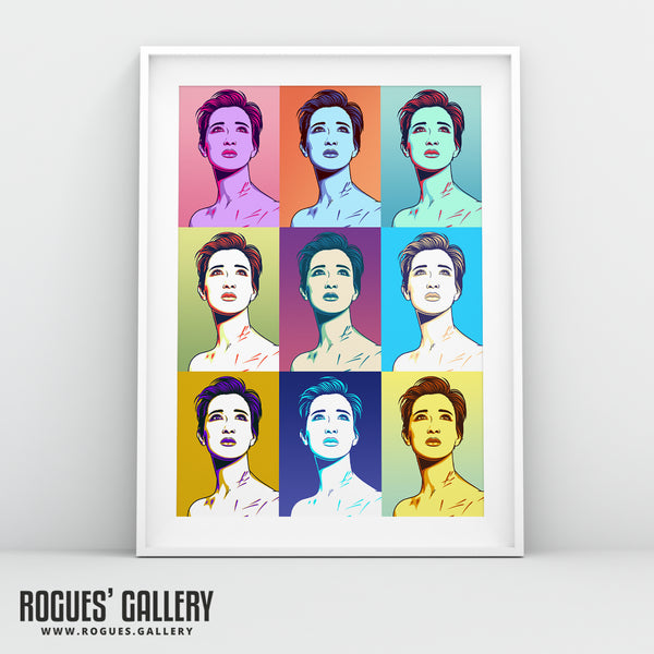 80s Retro Project: Claudia Brucken of Propaganda - A3, A2, A1 or A0 Pop Art Prints