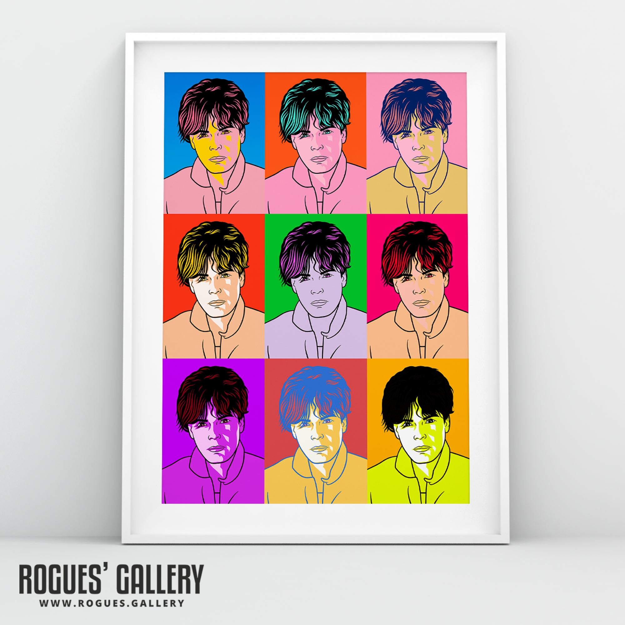 80s Retro Project: Marian Gold of Alphaville - A3, A2, A1 or A0 Pop Art Prints