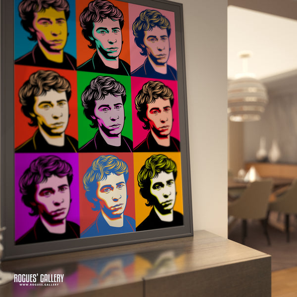80s Retro Project: Matt Johnson of The The - A3, A2, A1 or A0 Pop Art Prints