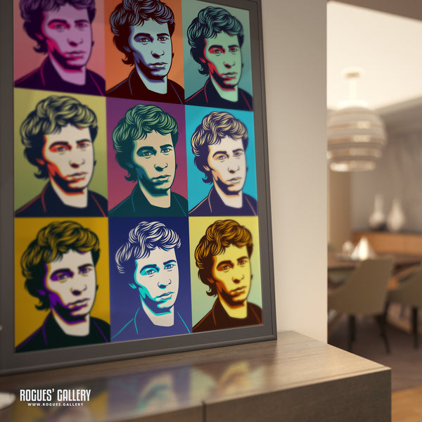 80s Retro Project: Matt Johnson of The The - A3, A2, A1 or A0 Pop Art Prints