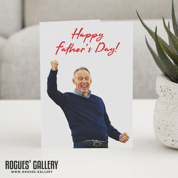 Steve Cooper Fist Pump for Father's Day Card  - Nottingham Forest
