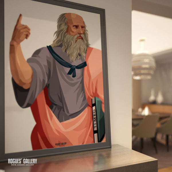 Plato - A0, A1, A2 or A3 Prints