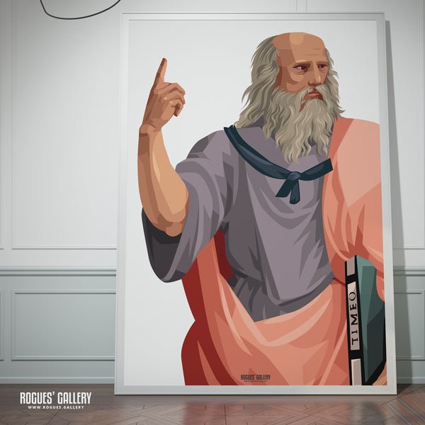Plato - A0, A1, A2 or A3 Prints