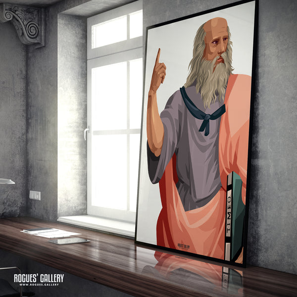 Plato - A0, A1, A2 or A3 Prints