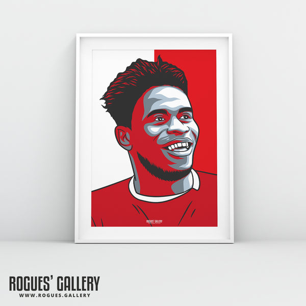 Brice Samba - Nottingham Forest - Signed A3 #GetBehindTheLads Icon Prints