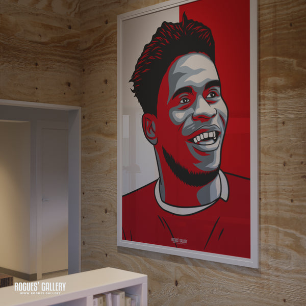 Brice Samba - Nottingham Forest - Signed A3 #GetBehindTheLads Icon Prints