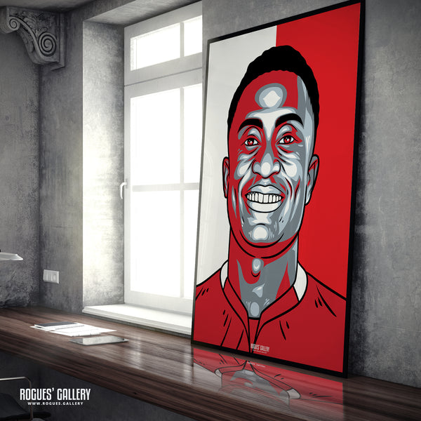 Richie Laryea - Nottingham Forest - Signed A3 #GetBehindTheLads Icon Prints