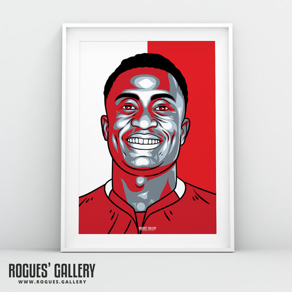 Richie Laryea - Nottingham Forest - Signed A3 #GetBehindTheLads Icon Prints