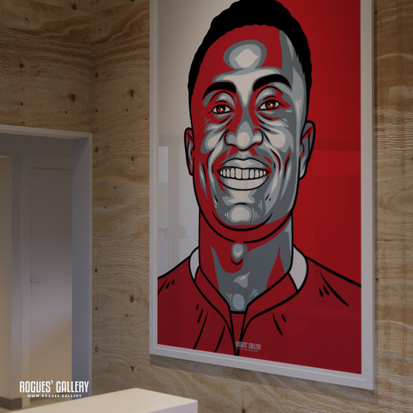 Richie Laryea - Nottingham Forest - Signed A3 #GetBehindTheLads Icon Prints