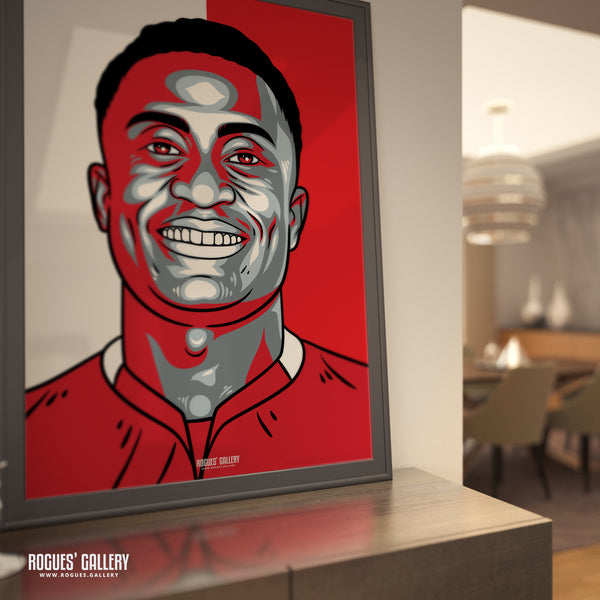 Richie Laryea - Nottingham Forest - Signed A3 #GetBehindTheLads Icon Prints