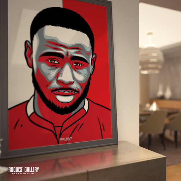 Keinan Davis - Nottingham Forest - Signed A3 #GetBehindTheLads Icon Prints