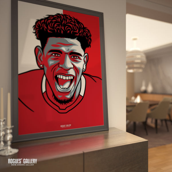 Jonathan Panzo - Nottingham Forest - Signed A3 #GetBehindTheLads Icon Prints